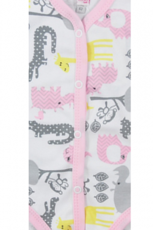 Body cu maneca lunga pentru fete Koala Zwierzyniec 06-389R-62-cm, Roz [2]