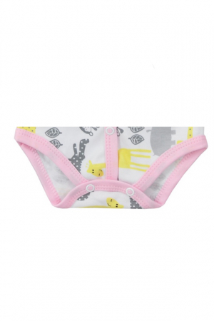 Body cu maneca lunga pentru fete Koala Zwierzyniec 06-389R-62-cm, Roz [1]