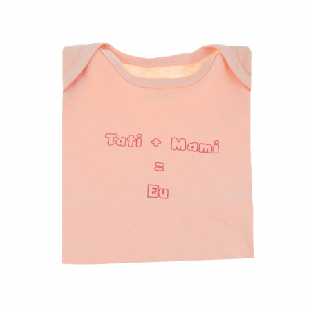 Body cu maneca lunga pentru fete Mini Bimbi BMB-01CO-86-cm, Coral [1]