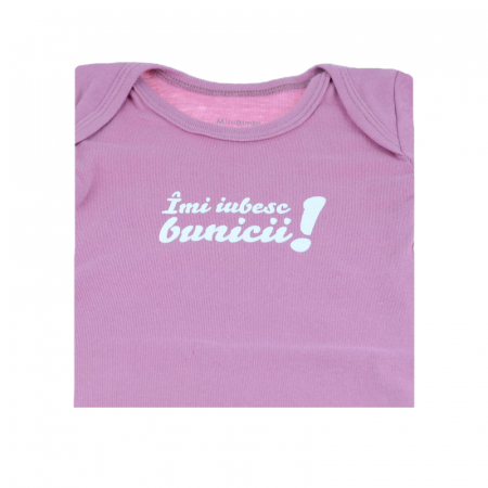 Body cu maneca lunga pentru fete Mini Bimbi BMB-08RZ-92-cm, Roz [1]