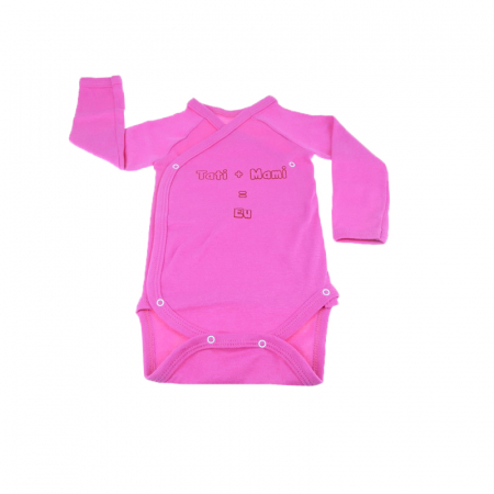 Îmbrăcăminte fete - Body cu maneca lunga pentru fete Mini Bimbi BMB-10F, Fucsia