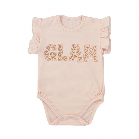 Îmbrăcăminte fete - Body pentru fete Koala Glam 08-548_74 cm, Coral