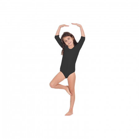 Îmbrăcăminte fete - Body pentru gimnastica fete Marcinkowski 406515-116-, Negru