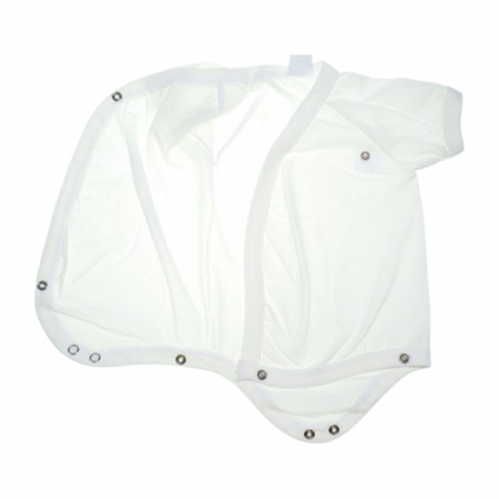 Body petrecut, cu maneca scurta pentru copii, Mini Junior BDY1-2, Crem [2]