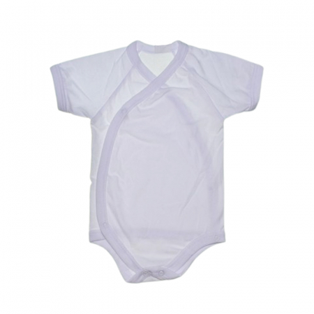 Body-uri baieti - Body cu maneca scurta pentru copii Mini Junior BDY1, Alb