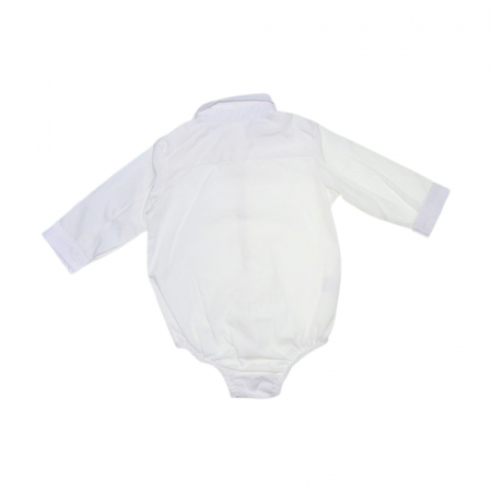 Body tip camasa cu maneca lunga pentru baieti, Mini Junior MJ-0303-2, Alb [1]