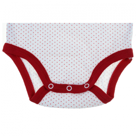 Body tip maiou pentru copii Pifou Model Model 5F2-70-76-cm, Alb [1]