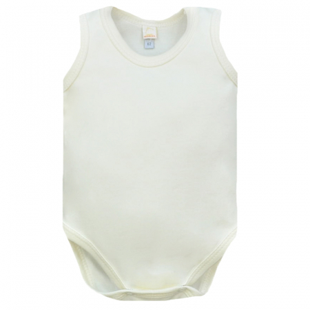 Body-uri baieti - Body tip maiou pentru copii Koala Ramiaczka 0899-1G/1-98-cm, Galben
