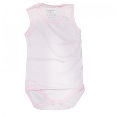 Body-uri fete - Body tip maiou pentru fete BabyToo BBY-3, Roz