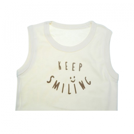 Body tip maiou, pentru copii, Mini Junior 3117KSC, Crem [2]