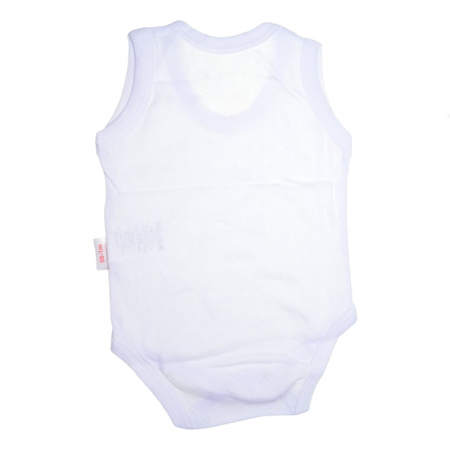 Body tip maiou pentru copii Mini Junior BDY-1634, Alb [1]