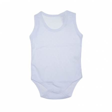 Body-uri fete - Body tip maiou pentru copii Mini Junior BDY-MJ42, Alb