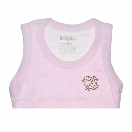 Body tip maiou pentru fete BabyToo BDYBT-13, Roz [1]