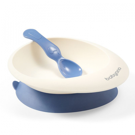Bol pentru hrana 230 ml BabyOno 1077, Alb [6]