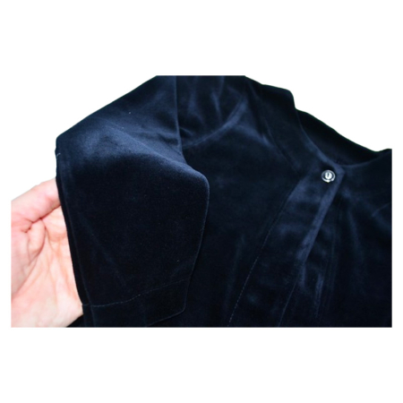 Bolero cu maneca lunga, din catifea, pentru fete, Atut 0539N-98, Negru [3]