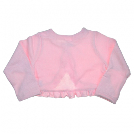 Bolero cu maneca lunga pentru fete, Mini Junior BLR0188, Roz [2]