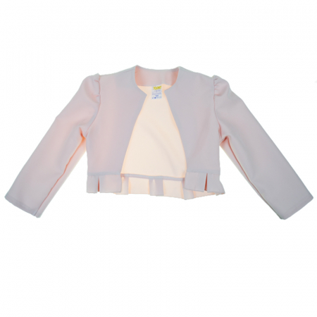 Îmbrăcăminte fete - Bolero cu maneca lunga pentru fete Tylkomet TKM-3, Roz