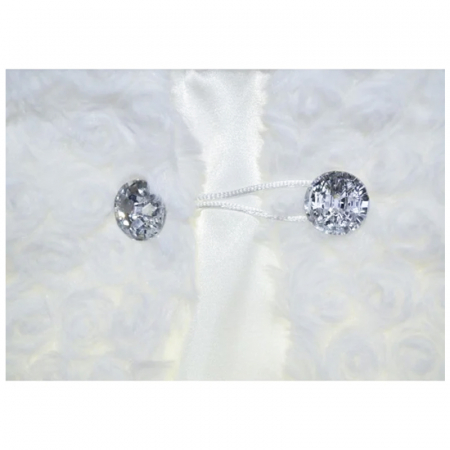 Bolero din blanita pentru fete Mini Junior BLRO2-A, Alb [2]