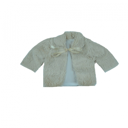Îmbrăcăminte fete - Bolero din blanita pentru fete Mini Junior DRN1-C-74, Roz