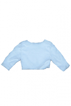 Bolero din blanita pentru fete Sara Line SRLN1-A-86-cm, Alb [2]