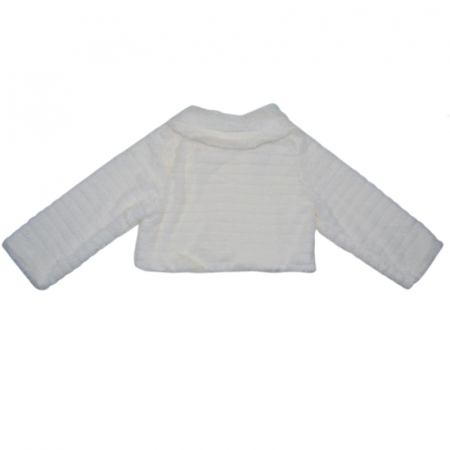 Bolero elegant din blanita pentru fete Mini Junior BLO-MJ2, Crem [1]