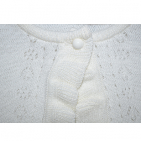 Bolero elegant pentru fete Baby Club Christopher 4785C-80-cm, Crem [2]