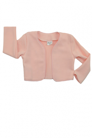 Îmbrăcăminte fete - Bolero elegant pentru fete Madii MDI-2P-110-cm, Coral