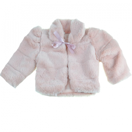 Bolero, cardigane si pulovere fete - Bolero elegant pentru fete Mini Junior BDL-1-36-38, Roz