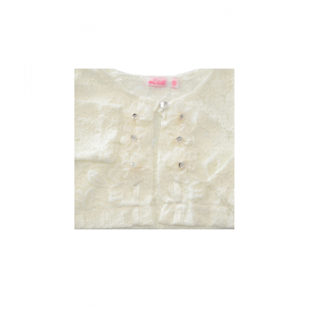 Bolero elegant pentru fete Misse 3409-80-cm, Crem [1]