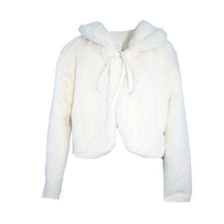Bolero, cardigane si pulovere fete - Bolero elegant pentru fete New Collection ART2185-A, Alb