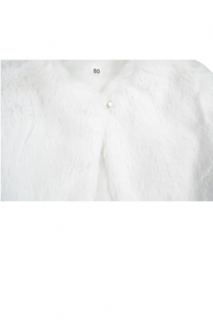 Bolero elegant pentru fete NN BFN-A2, Alb, 80 cm [1]