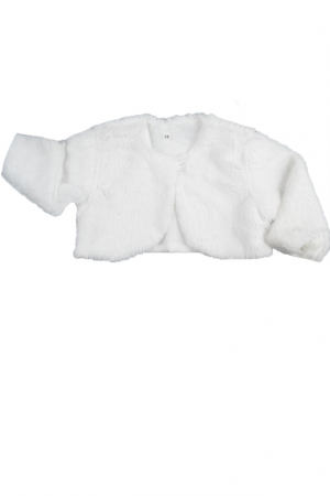 Îmbrăcăminte fete - Bolero elegant pentru fete NN BFN-A4, Crem, 80 cm