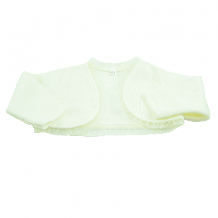 Îmbrăcăminte fete - Bolero elegant pentru fete Mini Junior BLR55C-86-cm, Crem