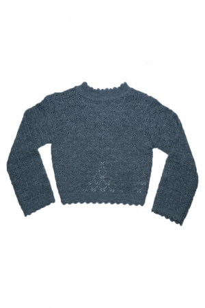 Bolero maneca lunga pentru fete Mini Junior BTE75-110-cm, Gri [2]