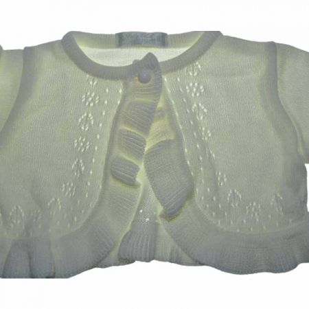 Bolero pentru fete Mini Junior  2605BEC, Crem [1]