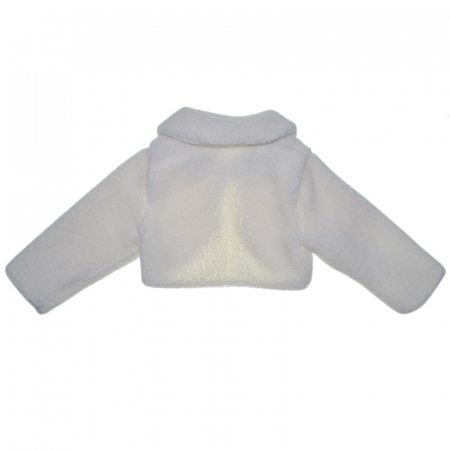 Bolero pentru fete Mini Junior BLO-MJ7, Alb [1]