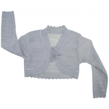 Îmbrăcăminte fete - Bolero pentru fete Mini Junior BO54325, Gri