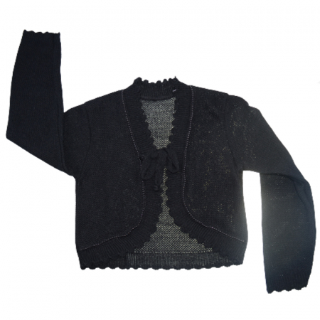 Îmbrăcăminte fete - Bolero pentru fete Mini Junior BO54329, Negru