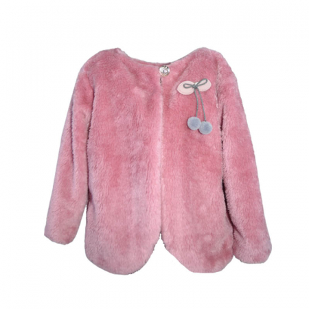 Îmbrăcăminte fete - Bolero elegant pentru fete Moda ART3629, Roz