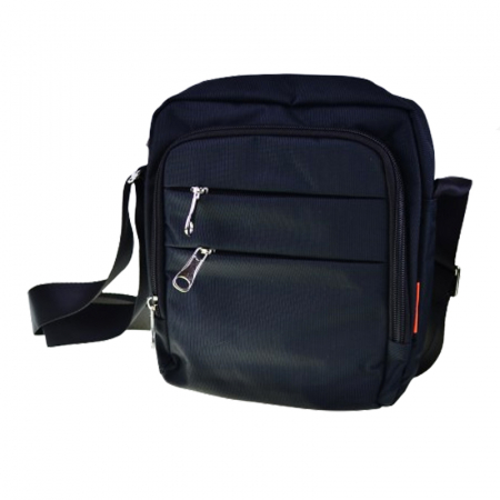 Borsete si genti barbati - Geanta de umar pentru barbati Mini Junior BBMJ-3, Negru