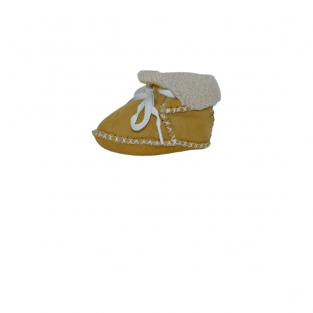 Botosei din piele, imblaniti pentru bebelusi, Mini Junior, BTSBBMJ-2, Galben [1]