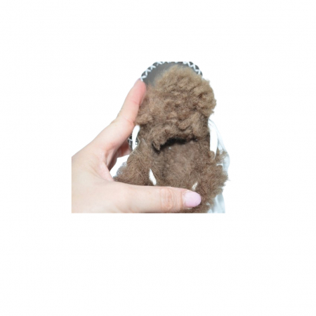 Botosei din piele, imblaniti pentru bebelusi, Mini Junior, BTSBBMJ-3, Maro [3]