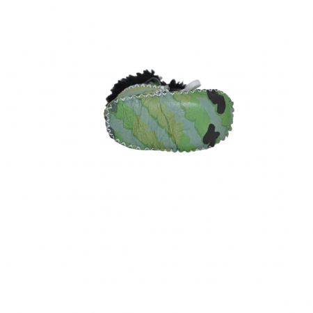 Botosei din piele, imblaniti pentru bebelusi, Mini Junior, BTSBBMJ-4, Verde [1]