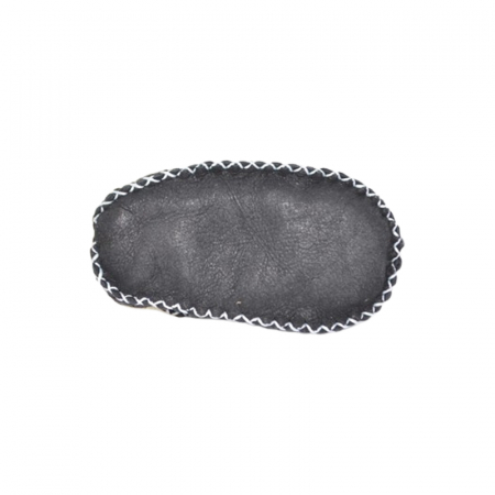 Botosei din piele, imblaniti pentru bebelusi, Papulin, PNTFP-MJ1, Negru [4]