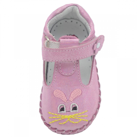 Pantofi din piele pentru fete Small Foot SMFT7F-18, Roz [1]