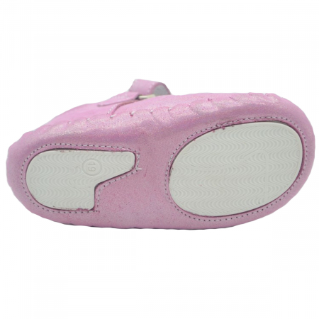 Pantofi din piele pentru fete Small Foot SMFT8F-21, Roz [1]