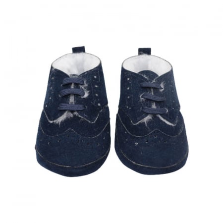 Botosei bebelusi - Botosei eleganti imblaniti pentru baieti Christopher Baby Club KOD-6277, Bleumarin