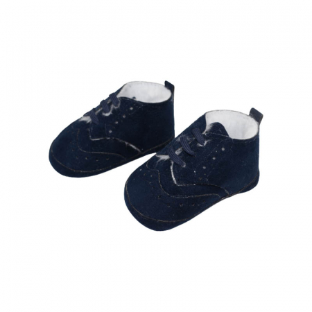 Botosei eleganti imblaniti pentru baieti Christopher Baby Club KOD-6277, Bleumarin [3]