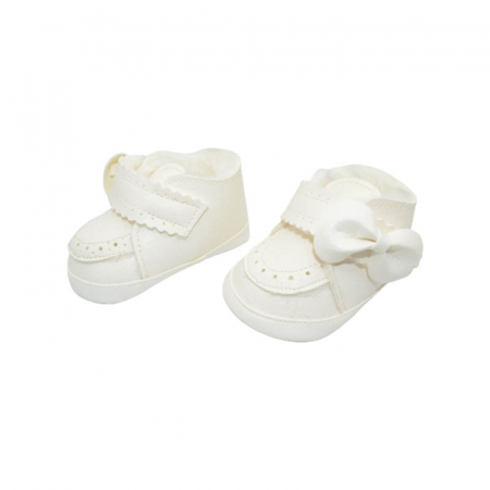 Botosei eleganti imblaniti pentru fete Christopher Baby Club KOD-3429, Crem [5]