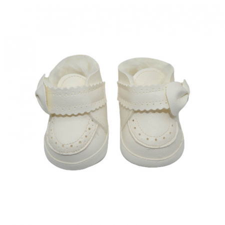 Botosei bebelusi - Botosei eleganti imblaniti pentru fete Christopher Baby Club KOD-3429, Crem